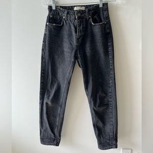 Black free people denim jeans